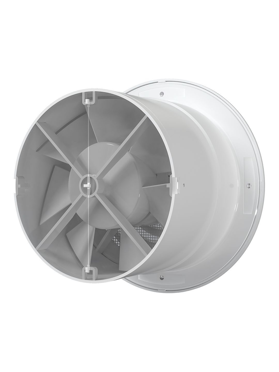 Вентилятор накладной RF D125 обр.клапан AURAMAX