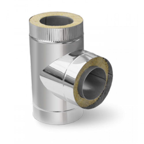 Сэндвич тройник Т-образный 300/380 (нерж 1 / цинк 0,5)