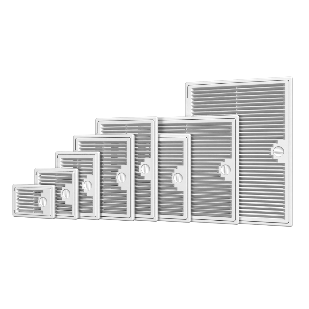 Люк-дверца с решеткой 2525ДФ Декофот 250х250мм