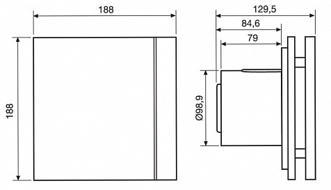 Soler & Palau Silent Design 100 CHZ