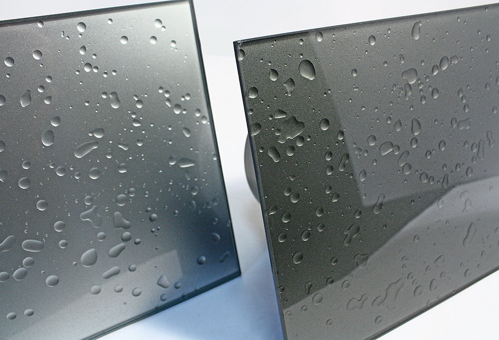 Вентилятор накладной энергосберегающий бесшумный MMotors JSC MMP-06 100 UE 5.5Вт Стекло/Квадрат Темно Серый с каплями