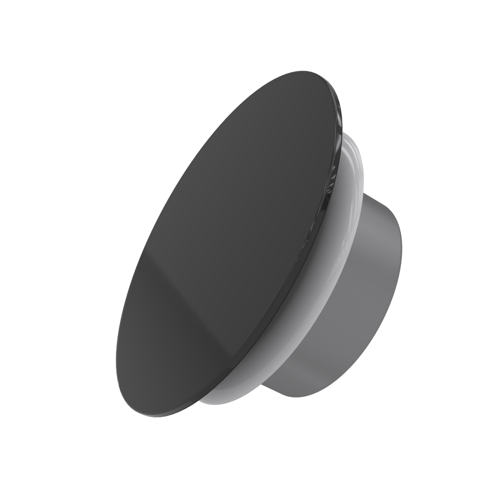 Дизайнерская металлическая вентиляционная решётка FOZA Ф125 мм. Круг