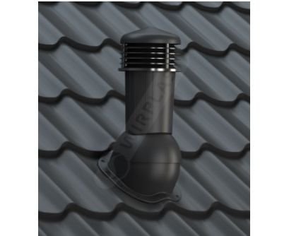 125/110 h500 неизолированный зеленый К94-5 с проходным элементом для кровли из металлочерепицы