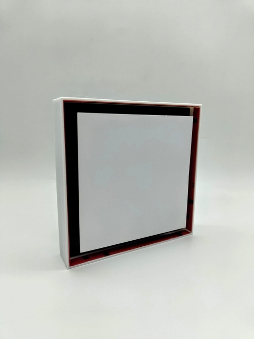 Теневой магнитный диффузор квадрат для натяжных потолков 150x150/100 мм