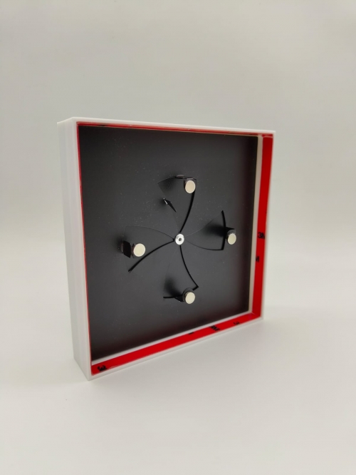 Теневой магнитный диффузор квадрат для натяжных потолков 150x150/100 мм