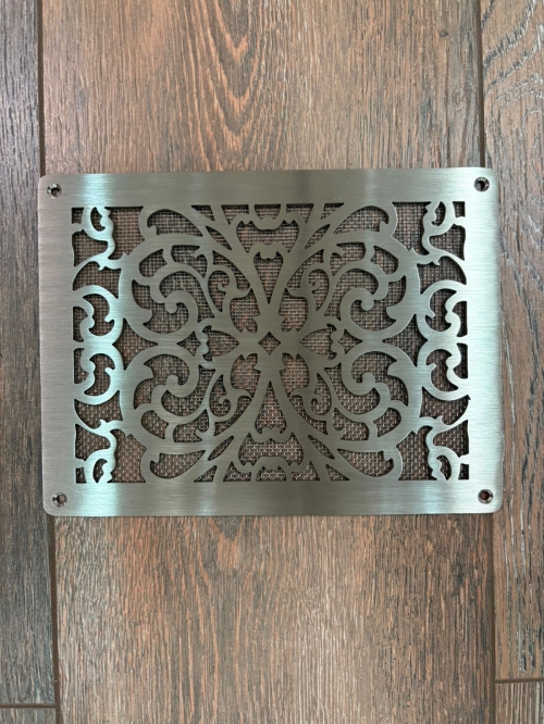 Вентиляционная решетка из нержавеющей стали NR 354 200х150