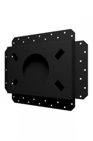 Решетка вентиляционная SGR 300х200 окраш. сталь Matt black ERA