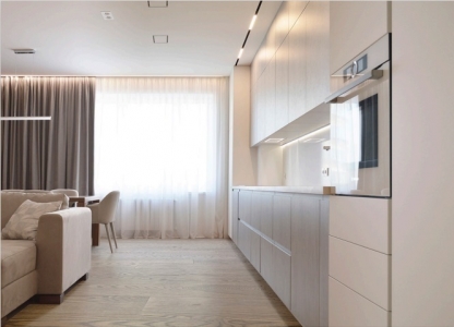 Диффузор под покраску скрытого монтажа SECRET SOFT FRAME D200мм